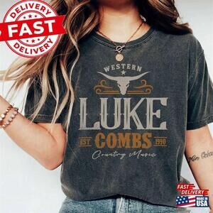 Retro Xxx Combs Est 1990 T-Shirt Western Bullhead Tour Unisex 3